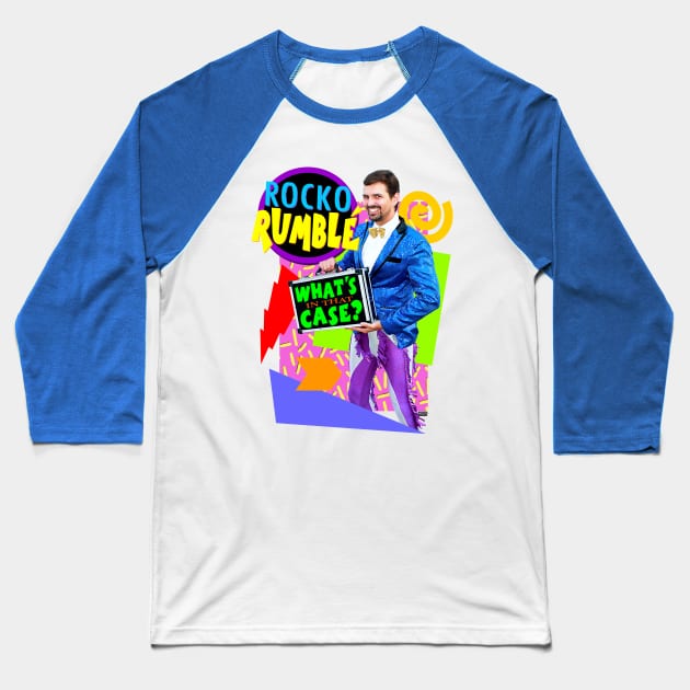 Rocko Rumblé - PWP Baseball T-Shirt by ChewfactorCreative